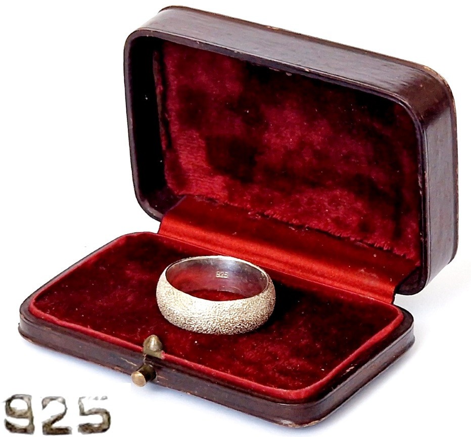 Solid Ring 925er Silver Z924 - image 2