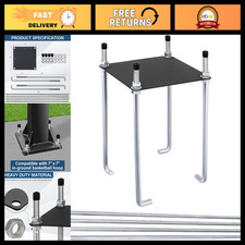 Universal Basketball Hoop Anchor Kit 7" or 9" - Ground Mounting System for Easy
