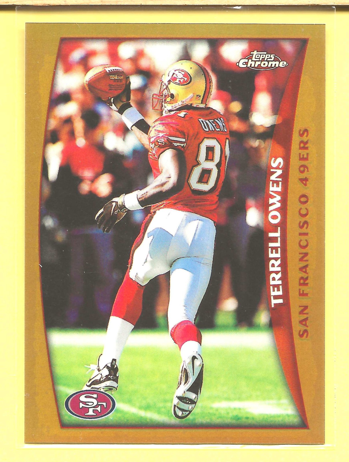 1998 Topps Chrome #23 Terrell Owens Refractor San Francisco 49ers