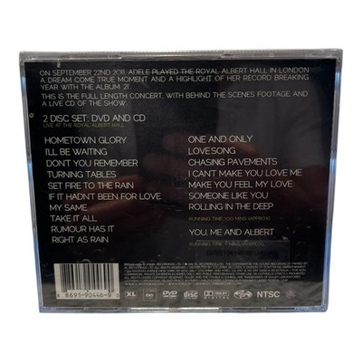 Adele Live at the Royal Albert Hall Concert Album CD & DVD Set