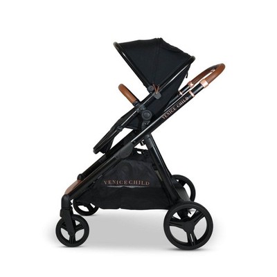 Venice Child Ventura Single to Double Sit-And-Stand Stroller, Midnight