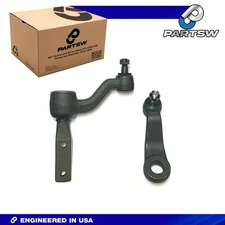 PartsW Chevrolet GMC 2Pc Front Idler Pitman Arm Kit 1988-1992 C1500 C2500