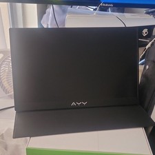 AYY Portable Monitor HDMI USB-C Inputs Black
