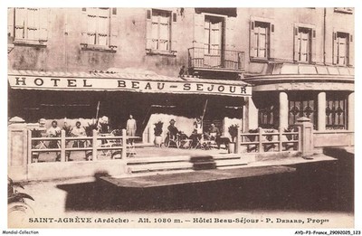 AYDP3-0258-07 - SAINT-AGREVE - Hotel Beau-Séjour