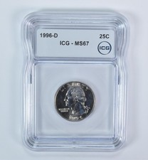 1996-D Washington Quarter MS67 ICG *7255