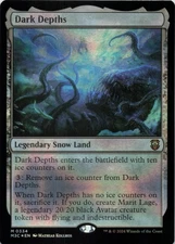 MTG Dark Depths (Ripple Foil) Foil NM MH3 Commander