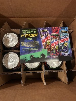 MTN DEW  The Ghosts of Voodoo Past Voo-DEW Limited Edition Sealed  6 pack
