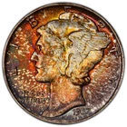 1937 10C Mercury Dime PCGS MS67+FB