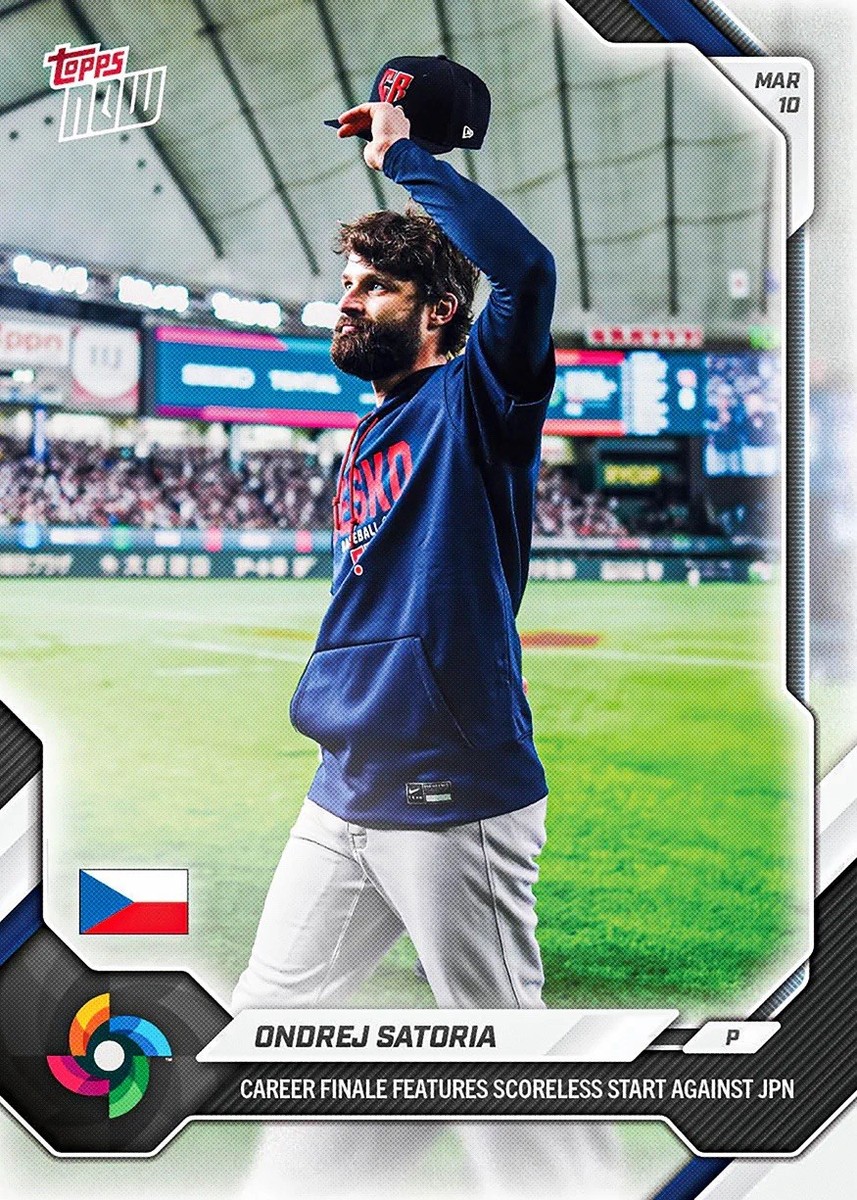 Ondrej Satoria - 2026 World Baseball Classic Topps NOW - Card 22