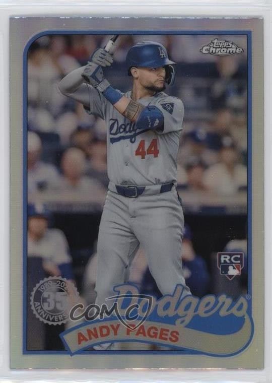 2024 Topps Chrome Update 1989 Topps Baseball Andy Pages #89CU-8 y6t