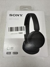 SONY WH-CH520 Wireless Headphones Bluetooth Headset with Microphone CH520 -Black