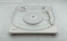 ION Audio Photon LP White 3-Speed Multi-Color Lighted Turntable Record Player
