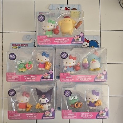 Hello Kitty & Friends Series 1 Sweet & Salty 2 Figure Pack Lot Of 5