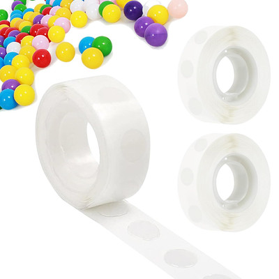 Gunwon 200 Stück Ballon Klebepunkte doppelseitig Klebepunkte Aufkleber Klebepunkte,