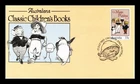 DR JIM STAMPS COVER MAGIC PUDDING CLASSIC CHILDREN'S BOOKS AUSTRALIA FDC
