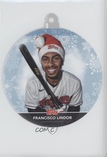 2020 Holiday WalMart Mega Box Oversized Ornaments Die-Cuts Francisco Lindor 2u6