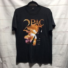 2Pac rapper classic style unisex black t-shirt QT8081