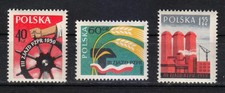 Poland MNH 1959 Mi 1090-1092  Sc 839-841 3rd Workers Congress **