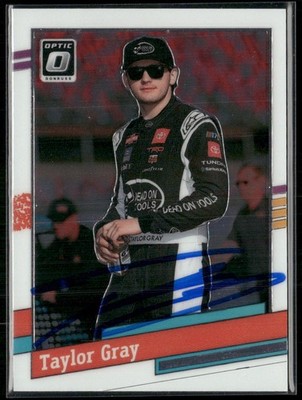 Taylor Gray Signed 2024 Donruss Optic IP Auto #101
