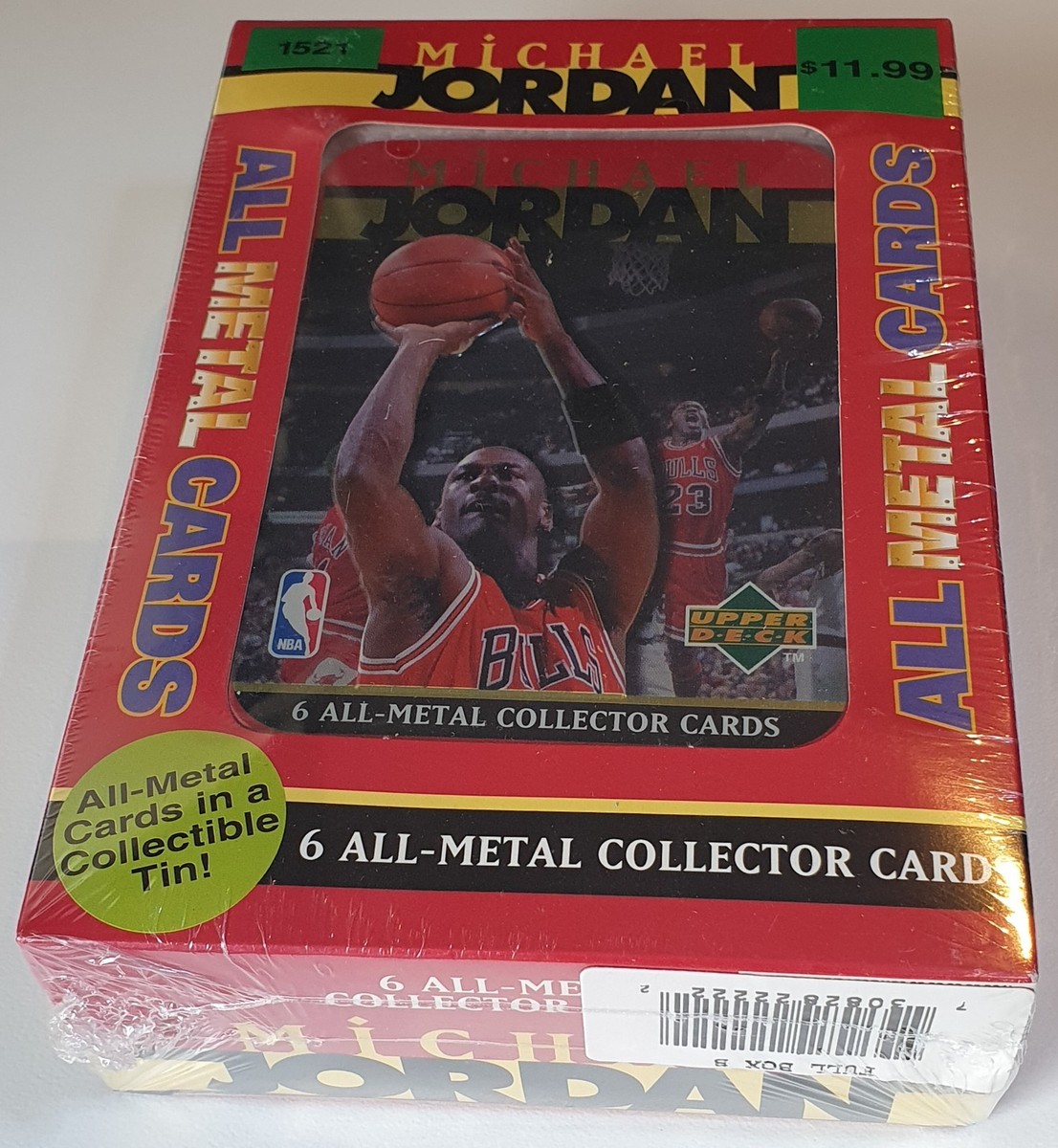 【UPPER DECK】 マイケル ジョーダン メタル カード 2枚【1996】 MICHAEL JORDAN Rare SPACE JAM Jordan Lends A Hand 1996 Upper Deck