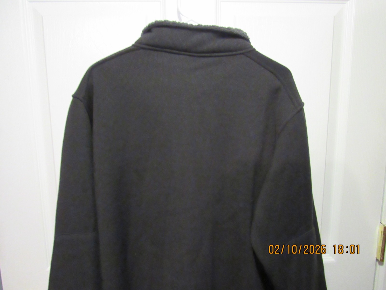 Mens Columbia Sportswear Company 1/4 Zip Pullover XXL Black Heavy Fleece Collar thumbnail 7
