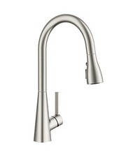 FORIOUS Kitchen Faucet with Pull Down Sprayer, Brushed Nickel, Classic High A...