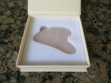 TOTY Natural Rose Quartz Gua Sha Pink Jade Body Guasha Board Facial Massage Tool