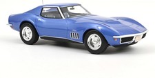1969 Chevrolet Corvette Coupe Le Mans Blue 1:18 by Norev