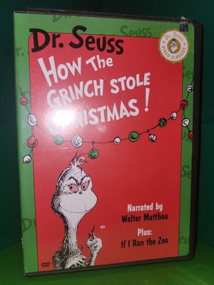 CIB - Dr. Seuss' How the Grinch Stole Christmas (DVD, 1966, Sony) Video Classics