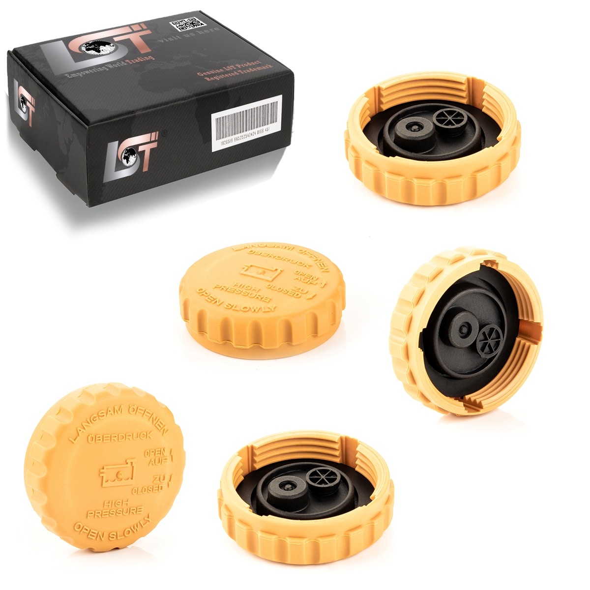 5x Radiator Cap 1.4 Bar for Workshops for SAAB 9-5 YS3E