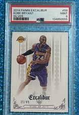 🔥 PSA 9 - 2014 Panini Excalibur #59 KOBE BRYANT Silver /49 (SN,VAR) 🔥