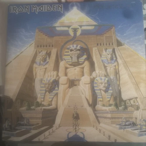 Iron Maiden “Theres Only One” Deadwax Powerslave 12" Vinyl Record LP First Press