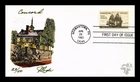 US COVER GERMAN IMMIGRATION TRICENTENNIAL FDC PUGH HAND PAINTED