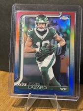 2025 Topps Chrome Allen Lazard #236 Red White Blue Refractor