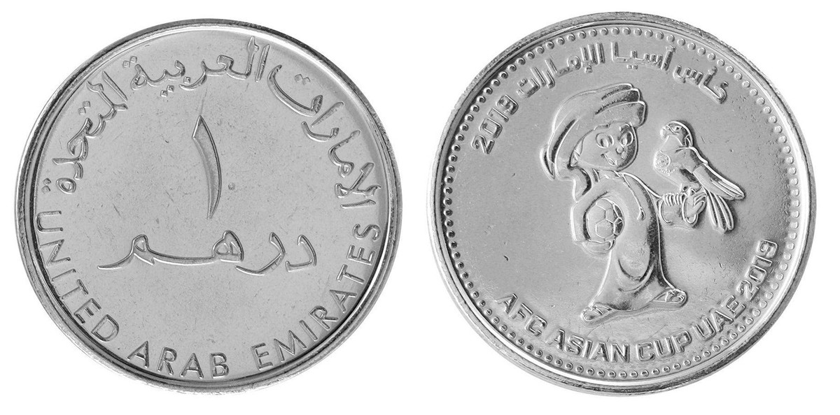 コレクション UAE Dirhams (190 Dirhams) United Arab Emirates 5 DIRHAMS P-26 2009 UAE Falcon UNC