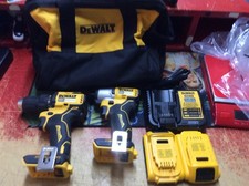 DeWALT DCF840 and DCD793 Drill Set WITH 2 BATTERIES AND CHARGER BAG