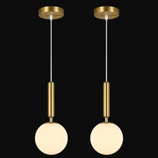 Modern Hanging Light Fixture Pendant Lighting for Kitchen Island Mid Century ...