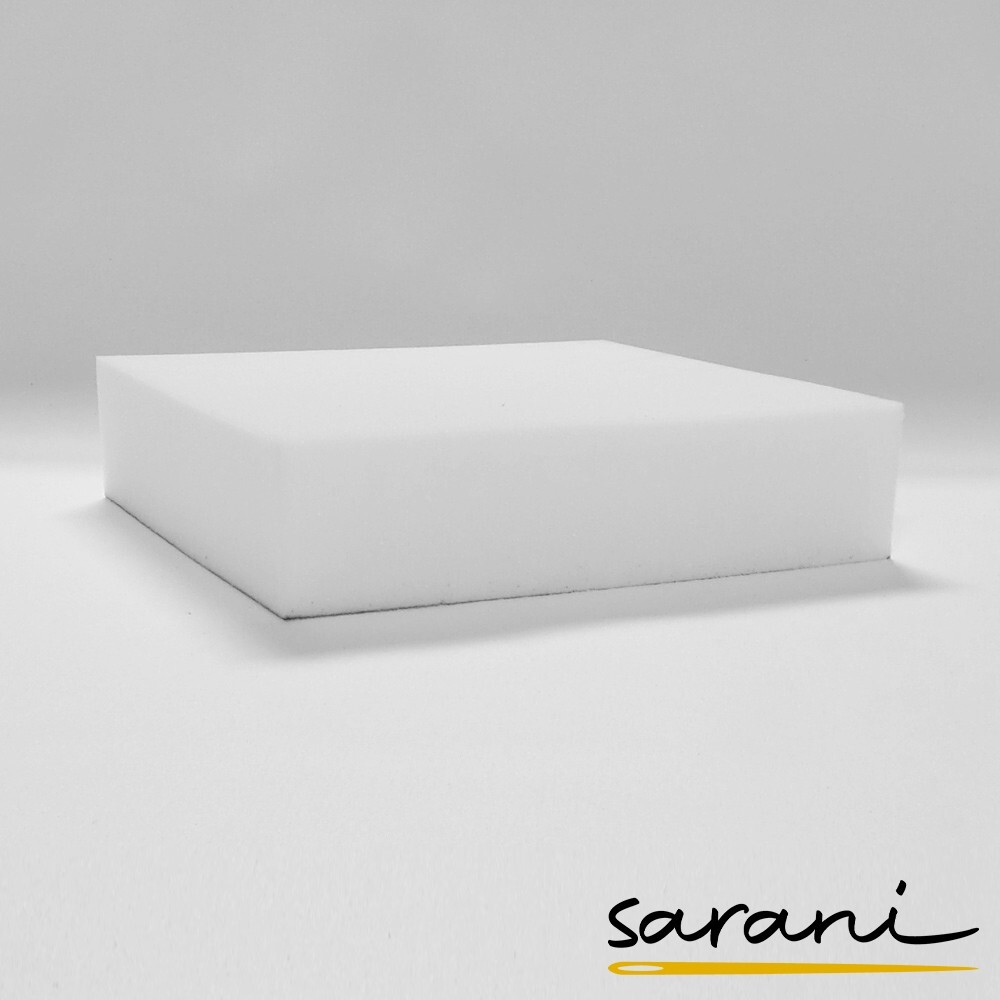 Imbottitura In Gommapiuma Morbida Per Cuscini E Sedie - Densità 18 Kg/mc, Dimensioni 40x40x4 Cm | Per Fai Da Te, Rivestimenti, Pouf