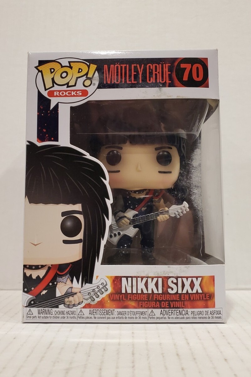 Nikki Sixx #70, Mötley Crüe, Funko Pop Rocks, Shout At The Devil