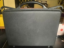 Samsonite Teczka Czarna Twarda skorupa, zamek szyfrowy Vintage lata 90. Nowa
