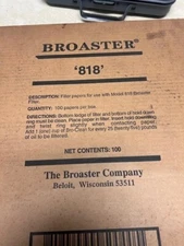 Bromak Broaster Filter- 09888- 100 per pacakge