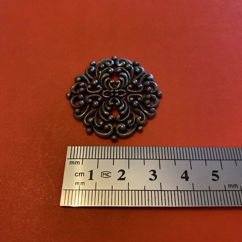 6 x Metal Filigree Embellishments various sizes for Scrapbooking/Journaling - Picture 8 of 11