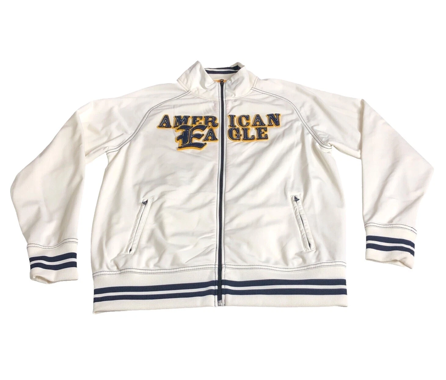 Blanco American Eagle Outfitters abrigos, chaquetas y chalecos para hombres