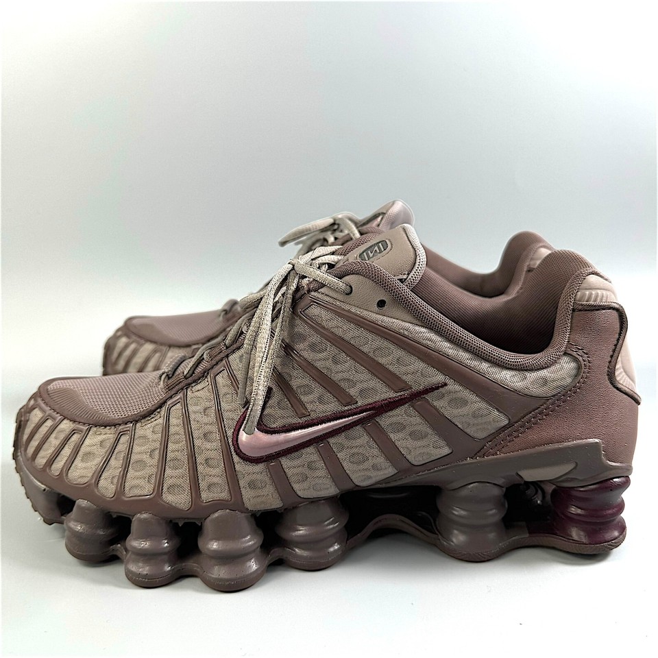 Nike Shox TL Pumice Night Maroon UK Size 6 5 Womens Trainers Purple nike-shox-tl-pumice-night-maroon-uk-size-6-5-womens-trainers-purple
