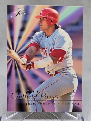 Jose Canseco 1995 Fleer Flair Outfield Power Insert #4 of 10