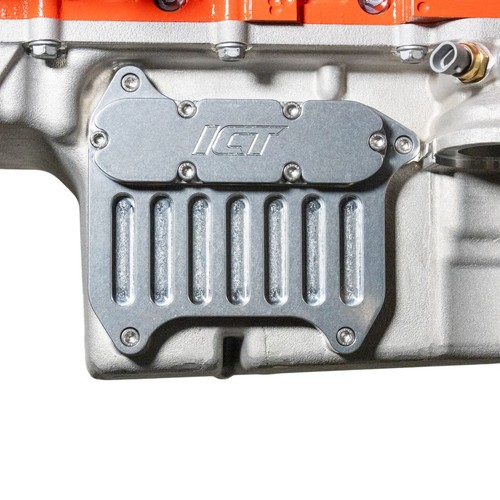 2016+ Camaro LT1 LT4 Oil Cooler Block Off Plate ICT Billet BLP-LT1-01 Blockoff - Picture 6 of 9