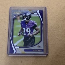 2021 Panini Absolute #145 GOLD FOIL Shaun Wade Rookie Baltimore Ravens B-3