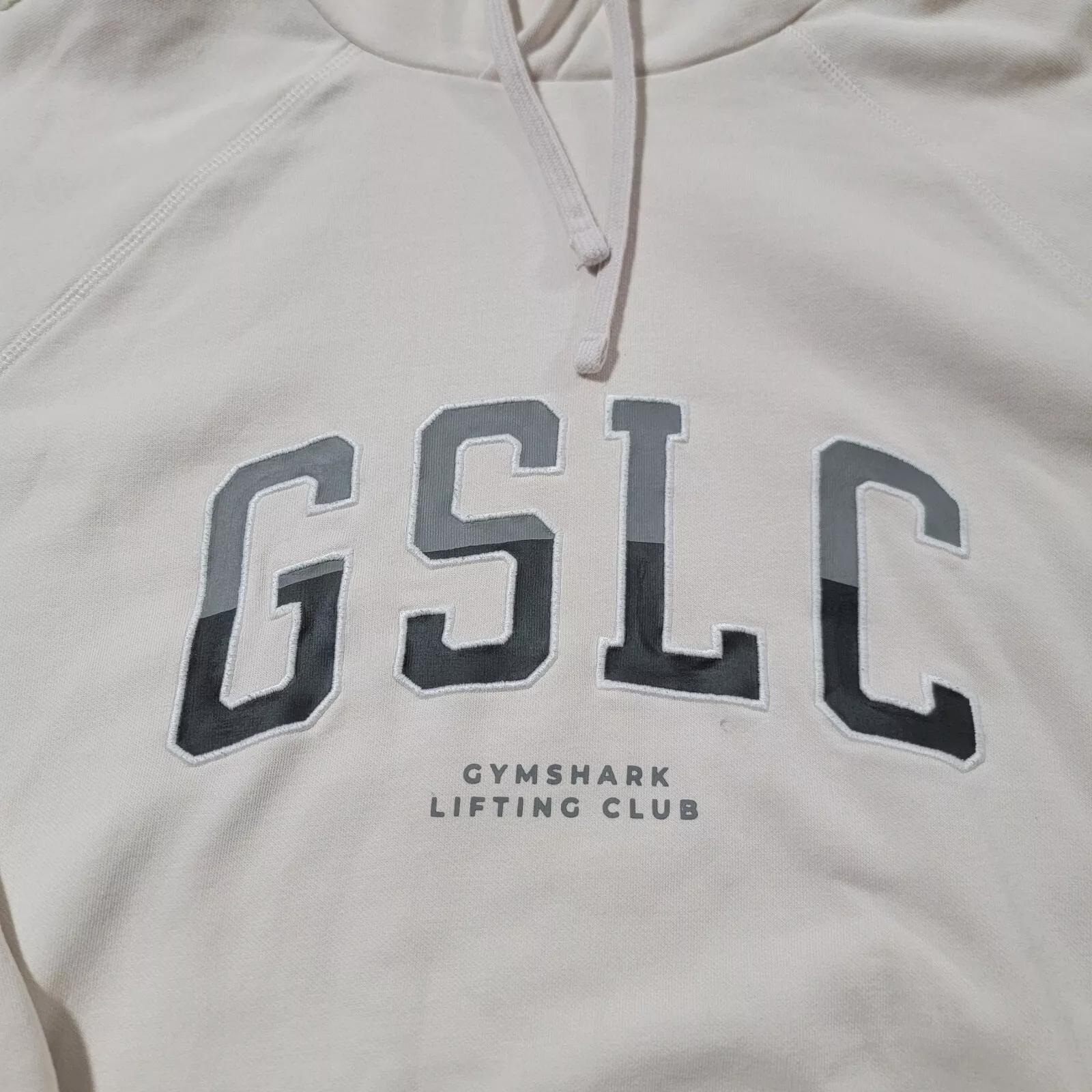 gymshark collegiate pullover cotton blend hoodie