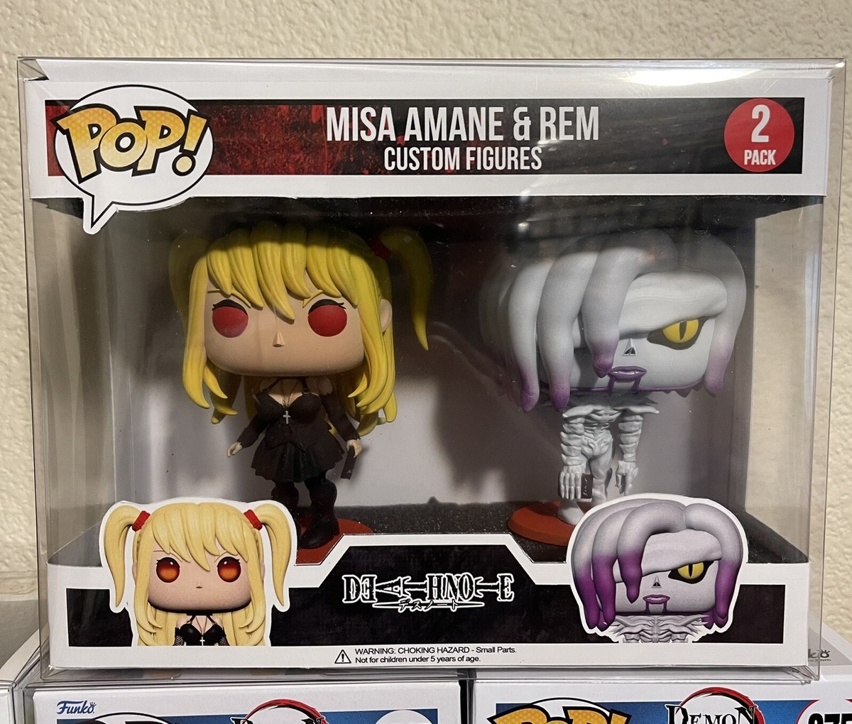 Death Note Pop Vinyl Deathnote Funko Pop Misa And Rem Custom