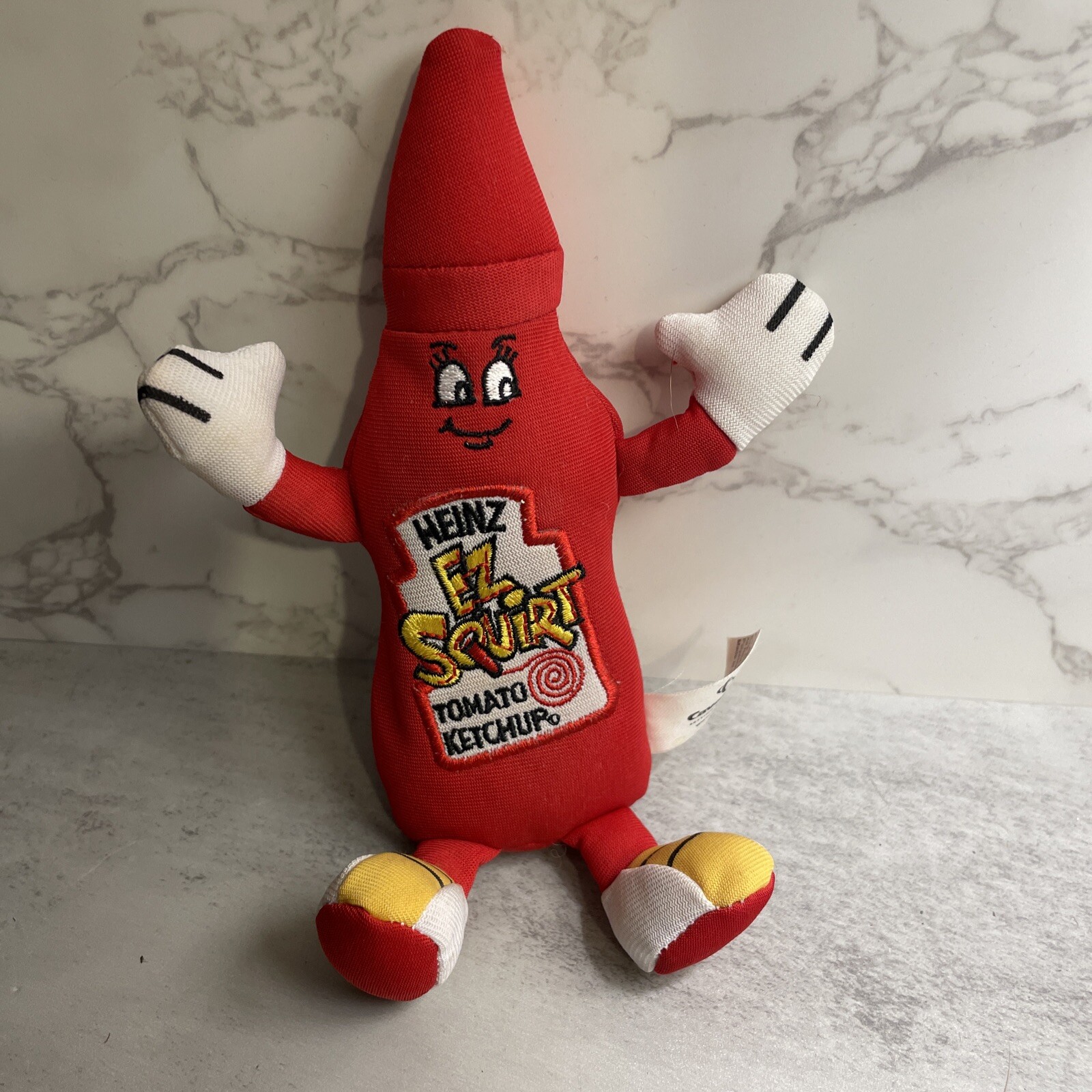 Heinz 57 EZ SQUIRT KETCHUP FELPA BOLSA DE FRIJOLES Plus Sonido RARO